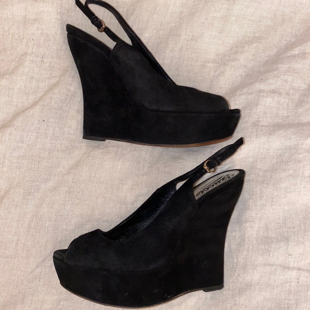 Gucci Wedge Sandals
